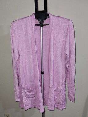 Duluth Trading Co Light Lavender Duster Women's Cardigan. Size XL